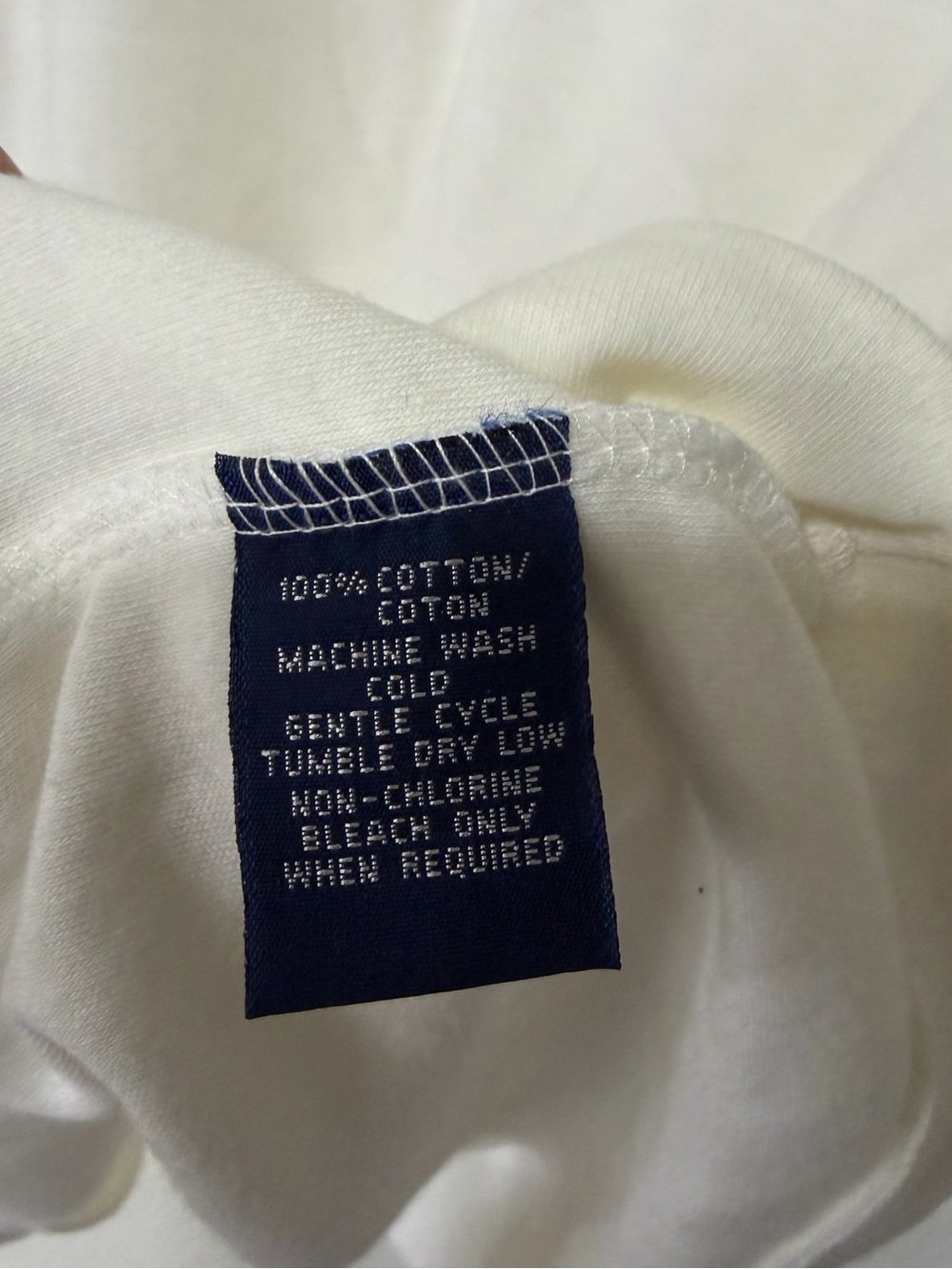 NWT Vintage Ralph Lauren Sport Turtle Neck White Longsleeve Womens Medium Preppy - Picture 9 of 10
